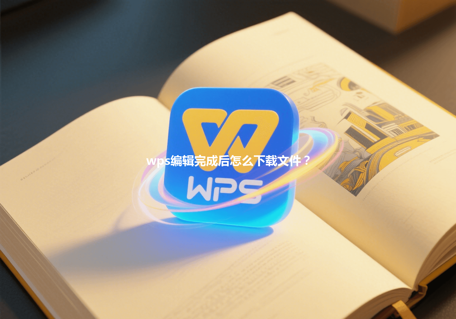 wps编辑完成后怎么下载文件？ 三